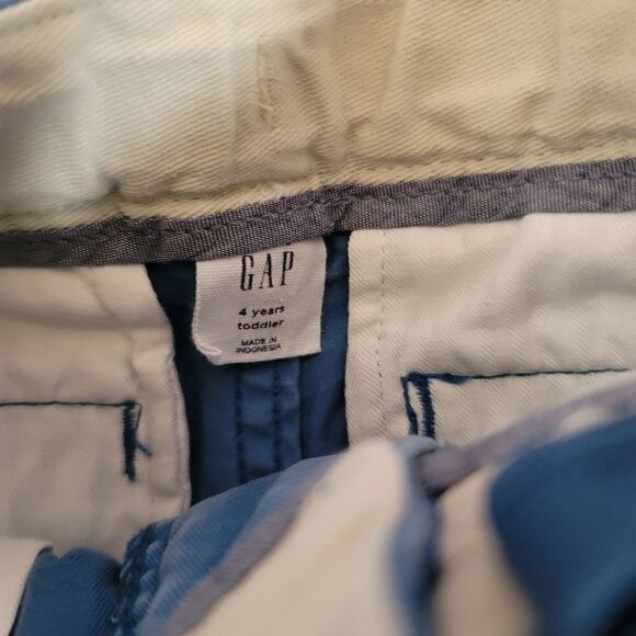 Boys 4t Gap bright blue straight dressy pants classic 5 pocket - Picture 2 of 7